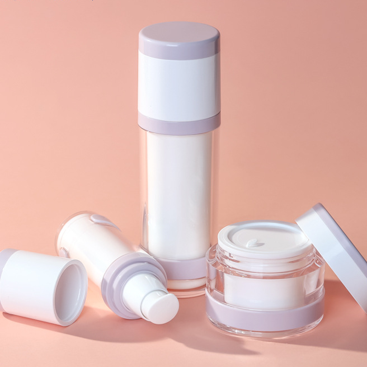 MB-0510 아크릴 에어리스 스킨케어 세트 용기 30g/50g/30ml/50ml/100ml/120ml