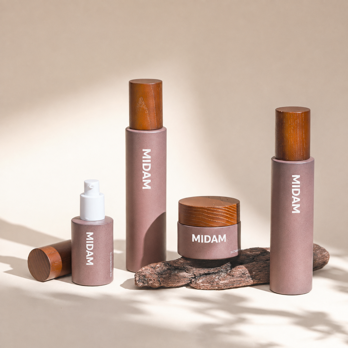 MB-0263 유리 우드캡 스킨케어 세트 30ml / 50ml / 100ml / 50g