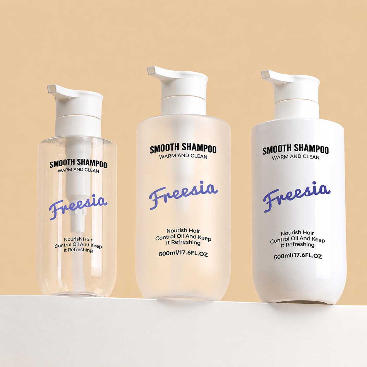 MB-0217 PETG·PP 샴푸·바디워시 펌프 용기 300ml/500ml