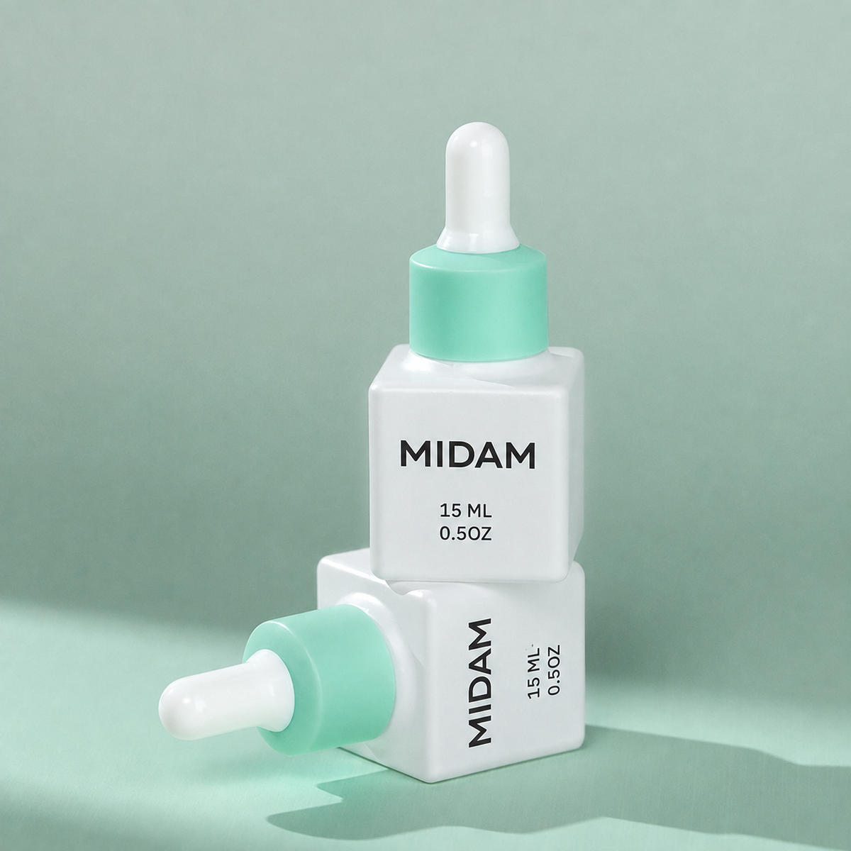 MB-0273 사각 유리 드로퍼 앰플 용기 15ml