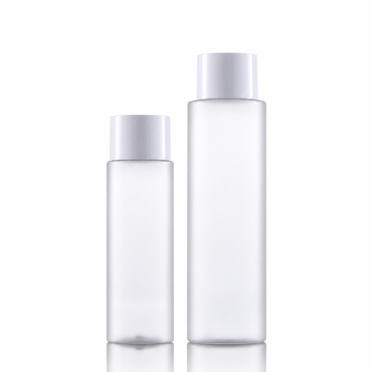 MB-0381 PETG 프로스티드 플랫숄더 토너 용기 100ml/200ml