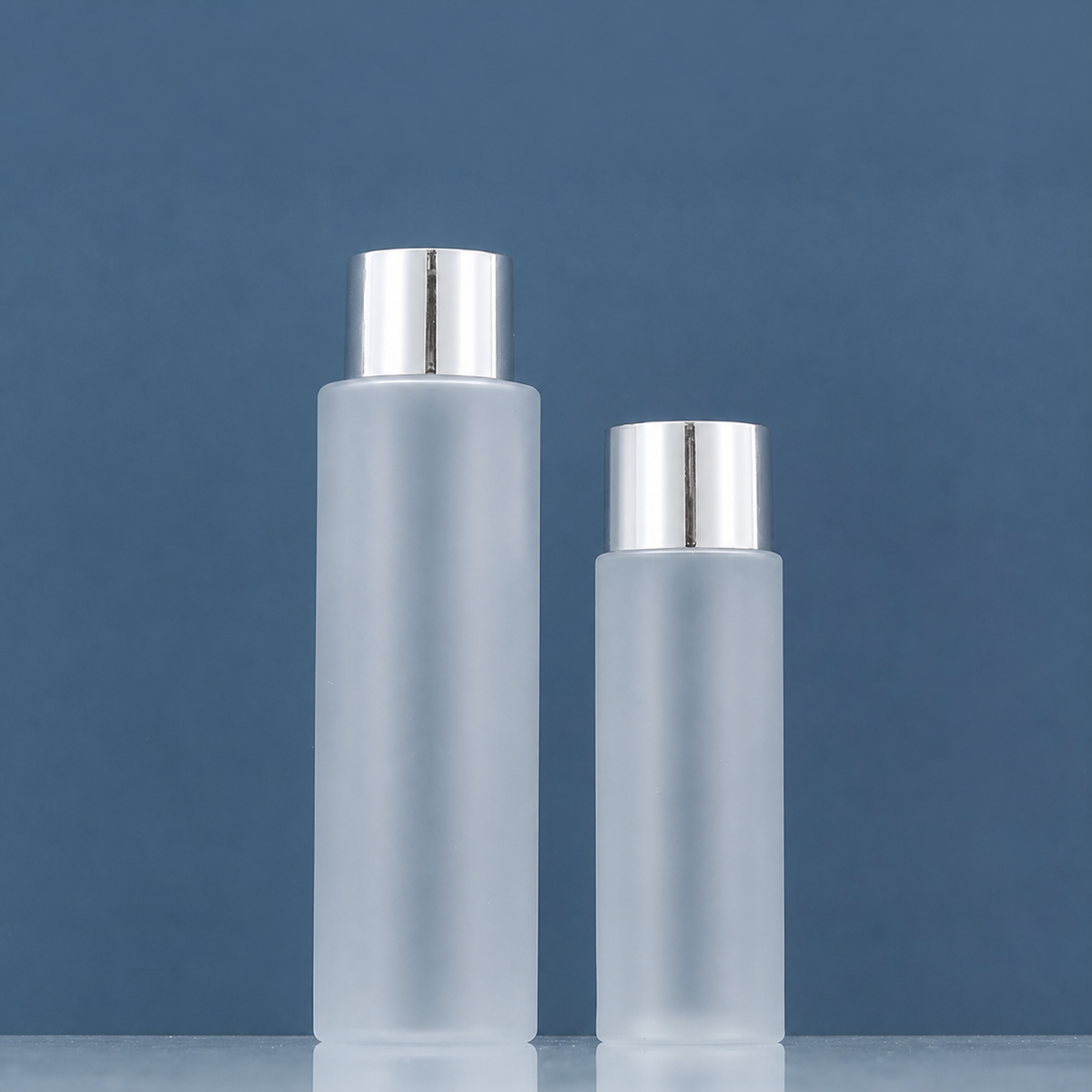 MB-0460 PETG 프로스트 실버 캡 토너 용기 100ml/200ml