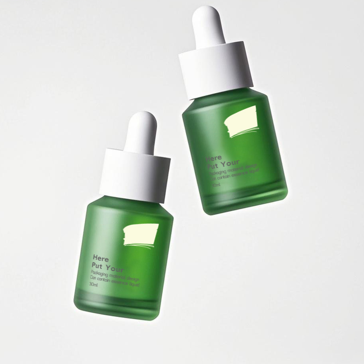 MB-0588 유리 사선 숄더 스포이드 앰플 용기 30ml/60ml