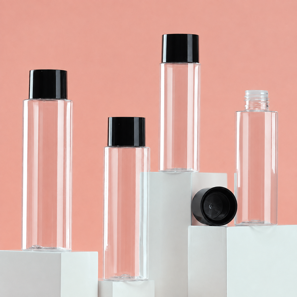 MB-0276 PETG 투명 토너 용기 100ml/120ml/150ml/200ml/250ml