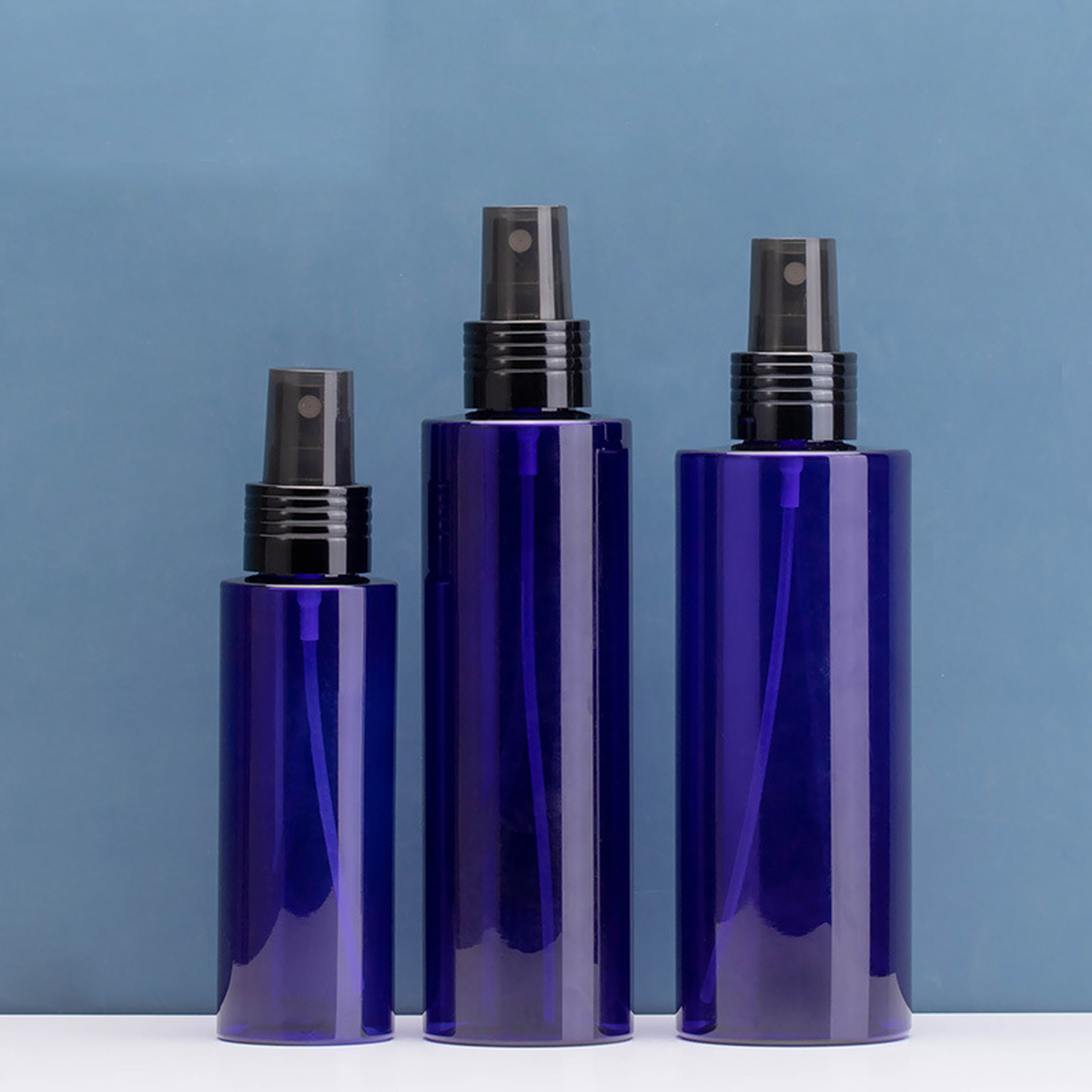 MB-0479 PETG 블루 미스트 스프레이 용기 100ml/200ml/250ml