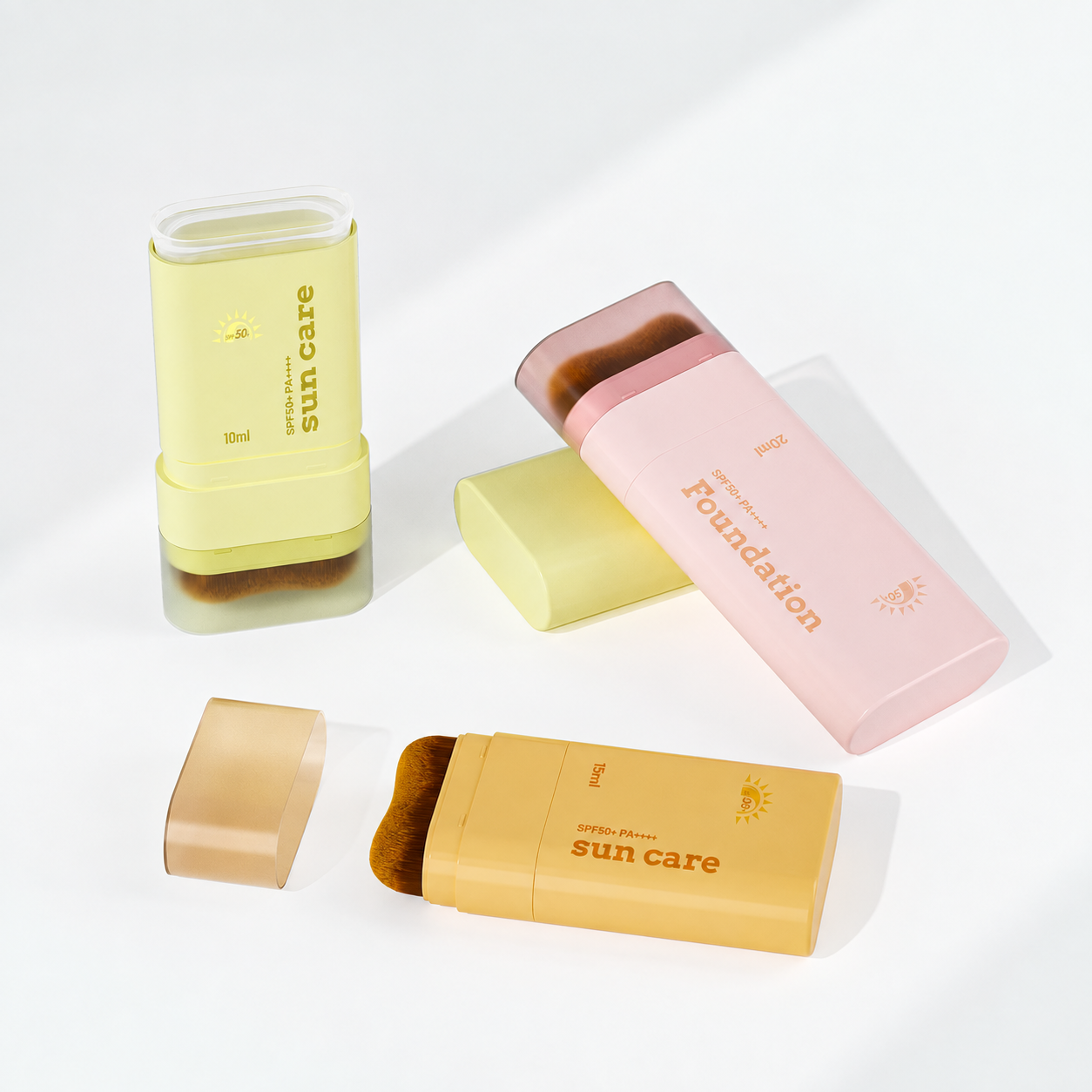 MB-0397 PP 양면 파운데이션·선크림 스틱 10ml / 15ml / 20ml
