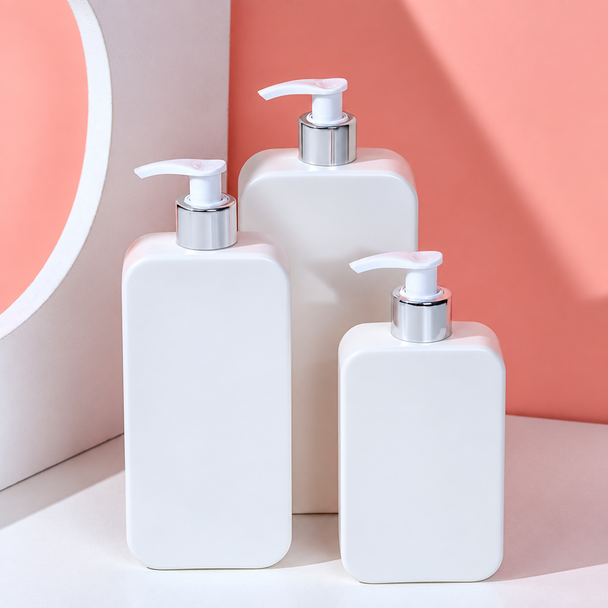 MB-0365 PE 플랫 펌프 용기 250ml/350ml/500ml