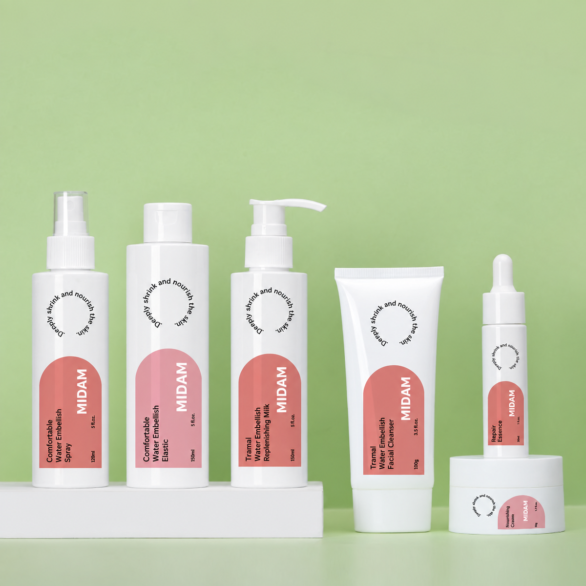 MB-0465 PETG·PE 스킨케어 용기 세트 30ml/50ml/100ml/150ml/200ml