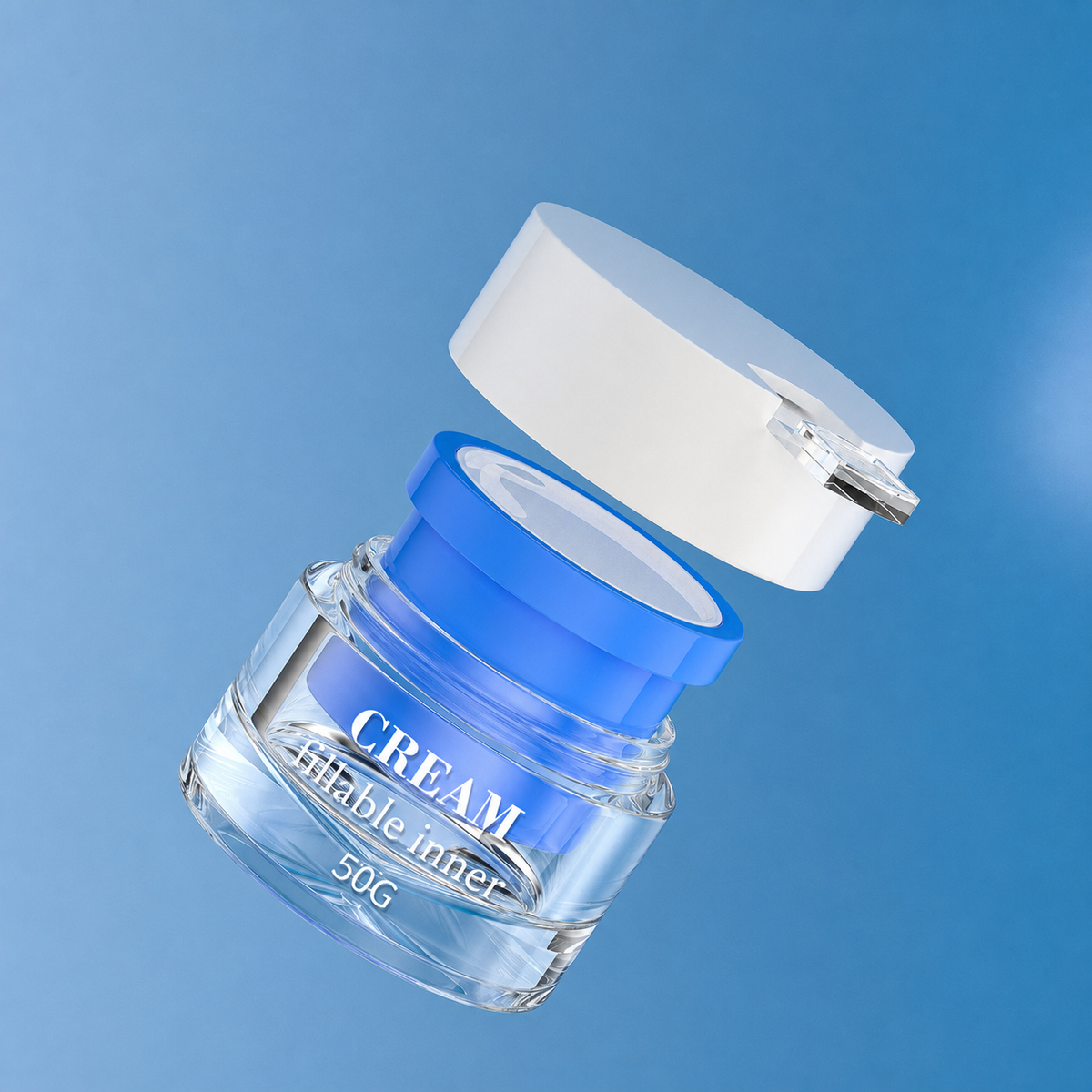 MB-0265 아크릴 교체형 스킨케어 세트 15g/50g/80g/15ml/30ml/45ml/100ml/120ml