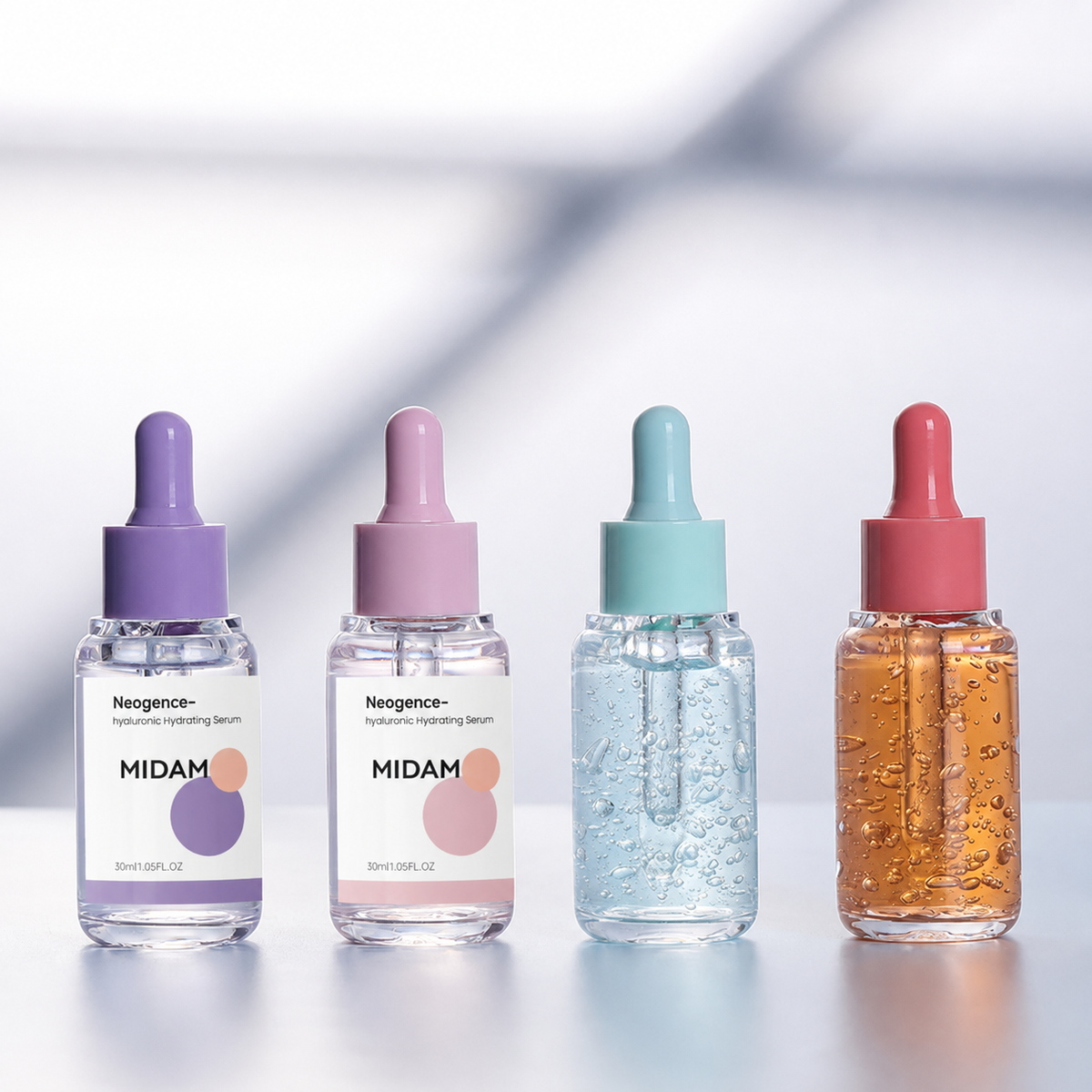 MB-0255 PETG 컬러 드로퍼 앰플 용기 30ml