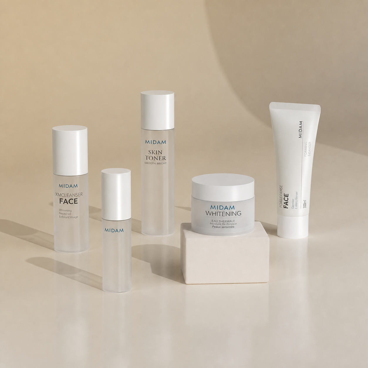 MB-0241 PETG·PP 로션·크림 용기 세트 50ml / 100ml / 150ml / 50g