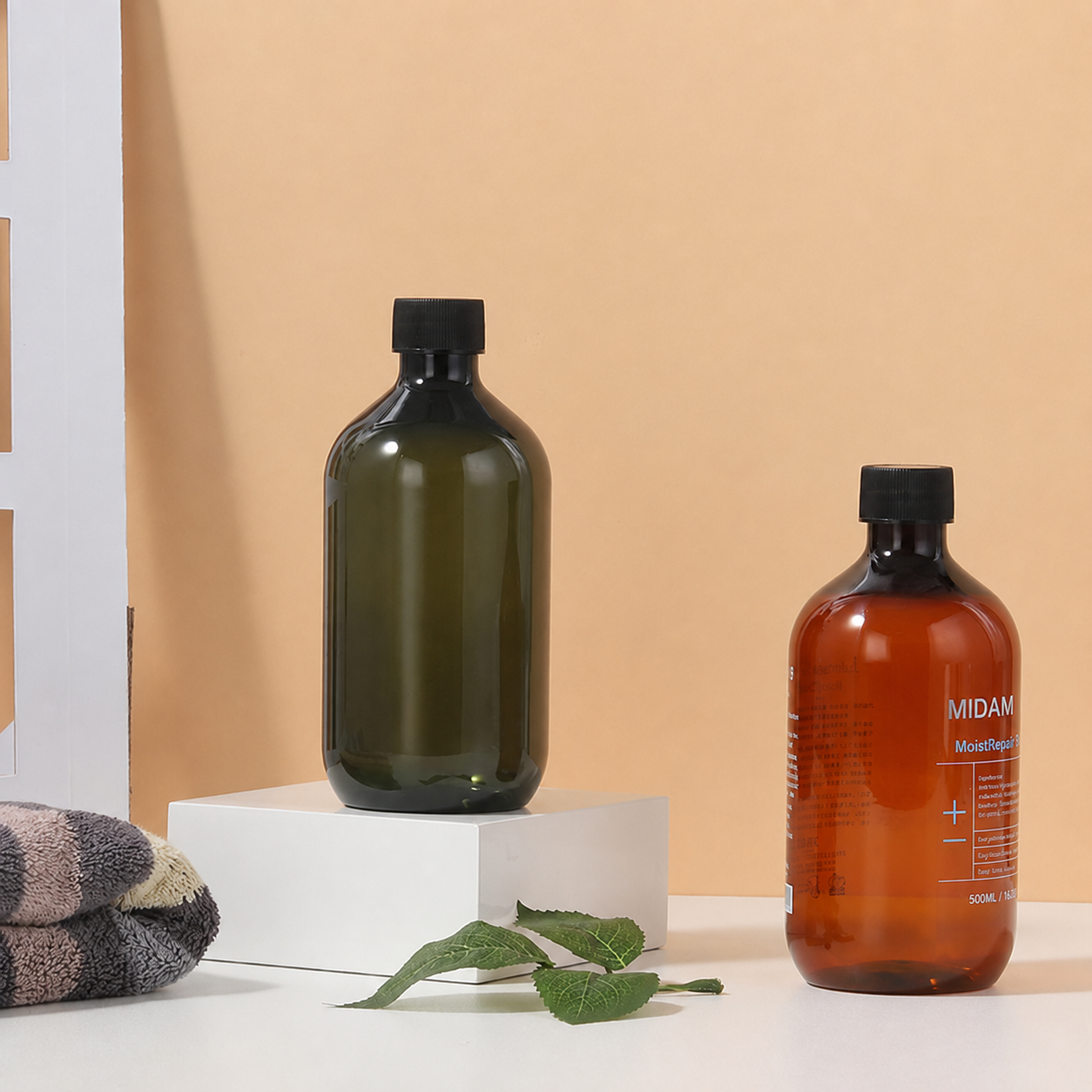 MB-0240 PETG 대용량 샴푸·토너 용기 300ml/500ml
