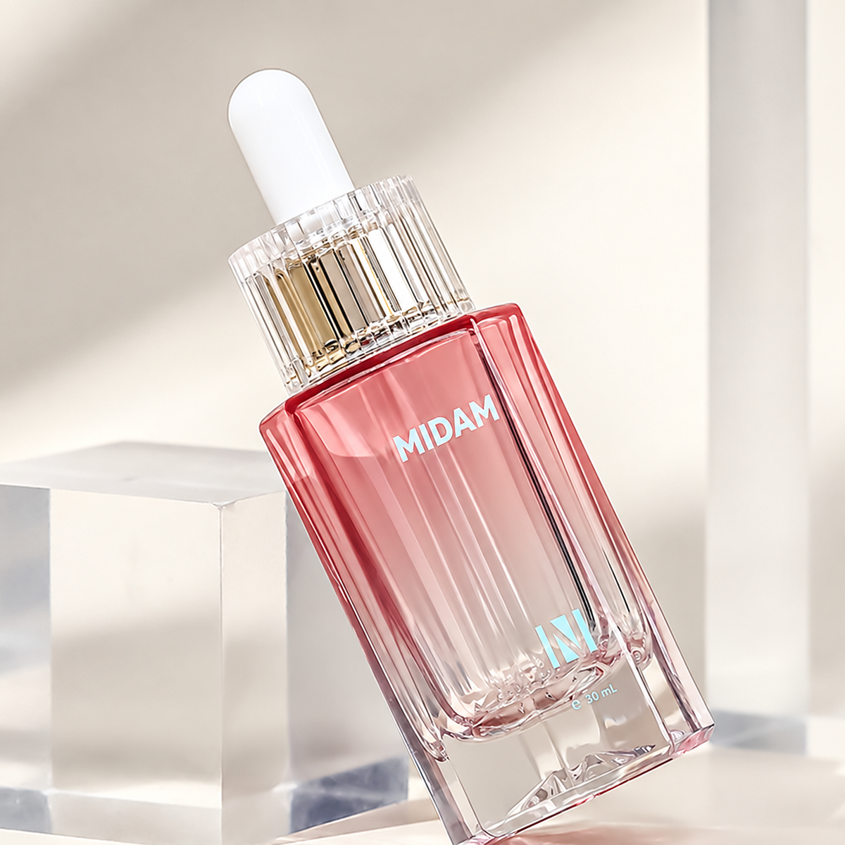 MB-0522 유리 팔각 그라데이션 드로퍼 앰플 용기 30ml