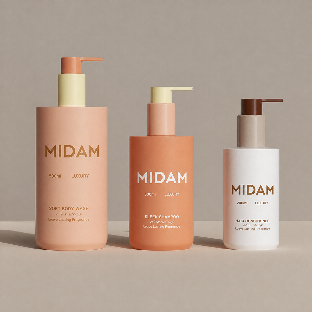 MB-0299 PE 사각 펌프 용기 100ml/200ml/300ml/500ml