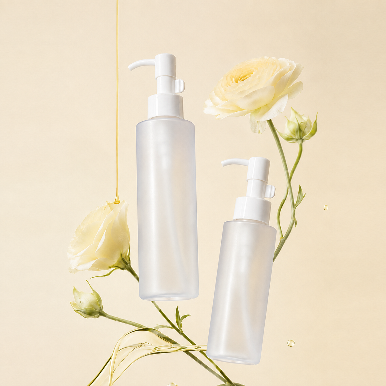 MB-0228 PETG 클렌징오일·로션 펌프 용기 100ml / 200ml