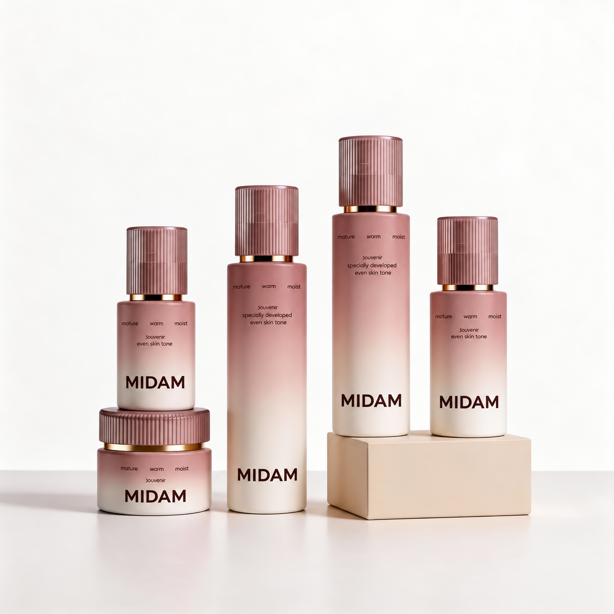 MB-0320 유리 스킨케어 용기 세트 50g/20ml/30ml/50ml/100ml/120ml