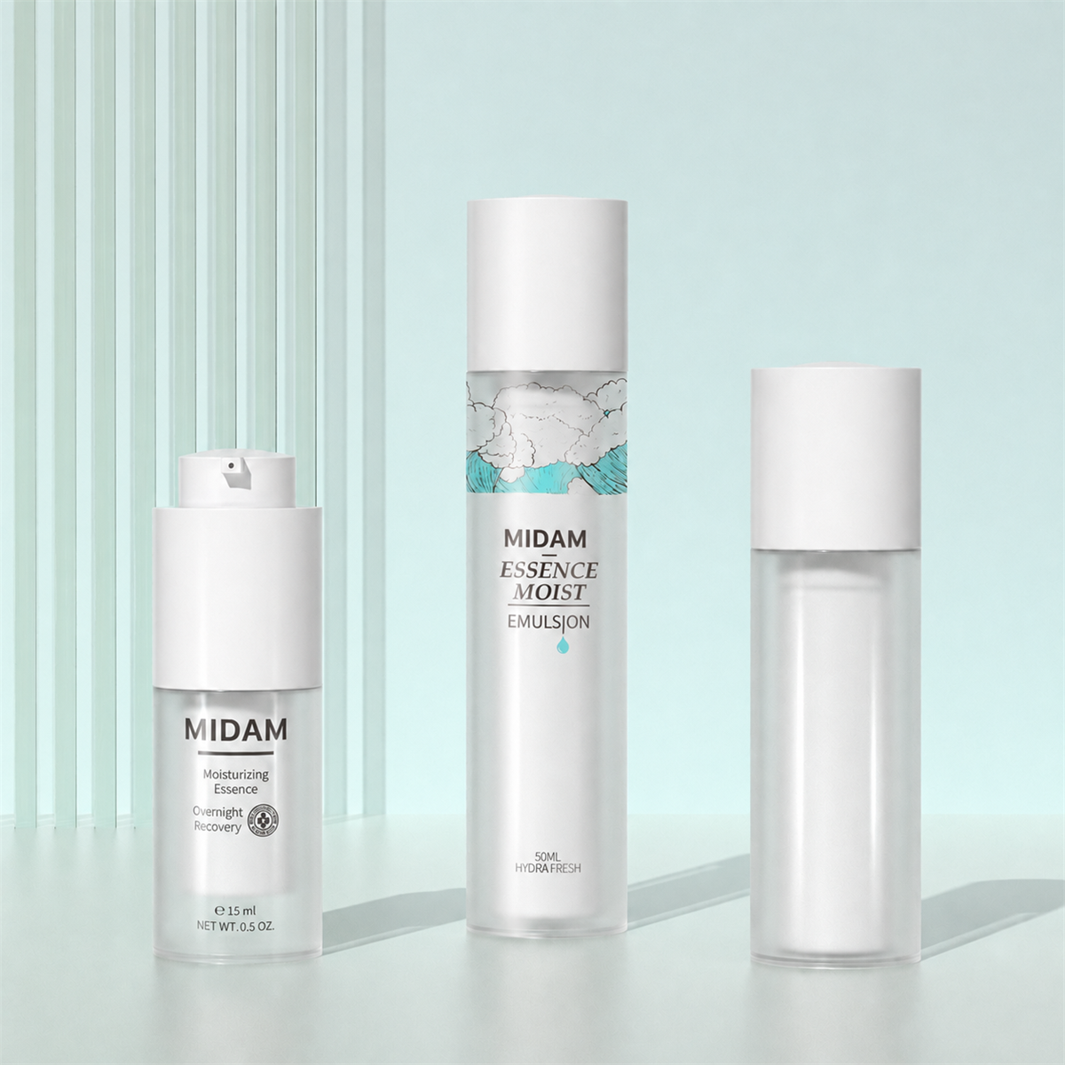 MB-0193 AS 무광 진공 펌프 에센스 용기 15ml/30ml/50ml