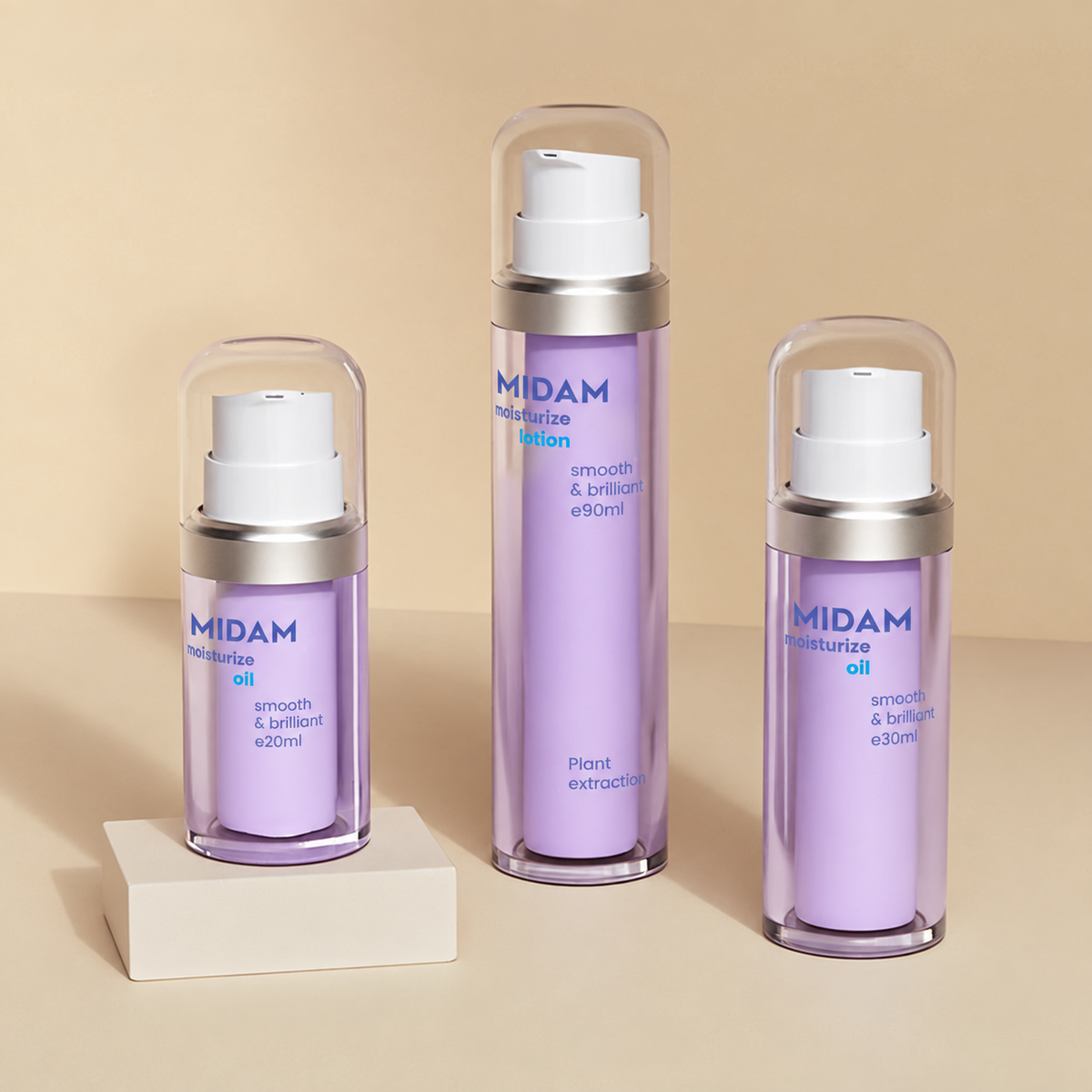 MB-0578 PETG 리필형 에어리스 펌프 용기 15ml / 30ml / 50ml