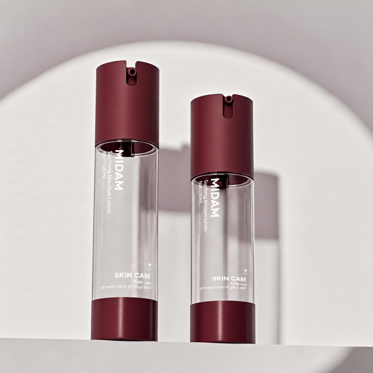 MB-0575 PP 에어리스 펌프 용기 10ml / 15ml / 30ml / 40ml / 50ml / 80ml / 100ml