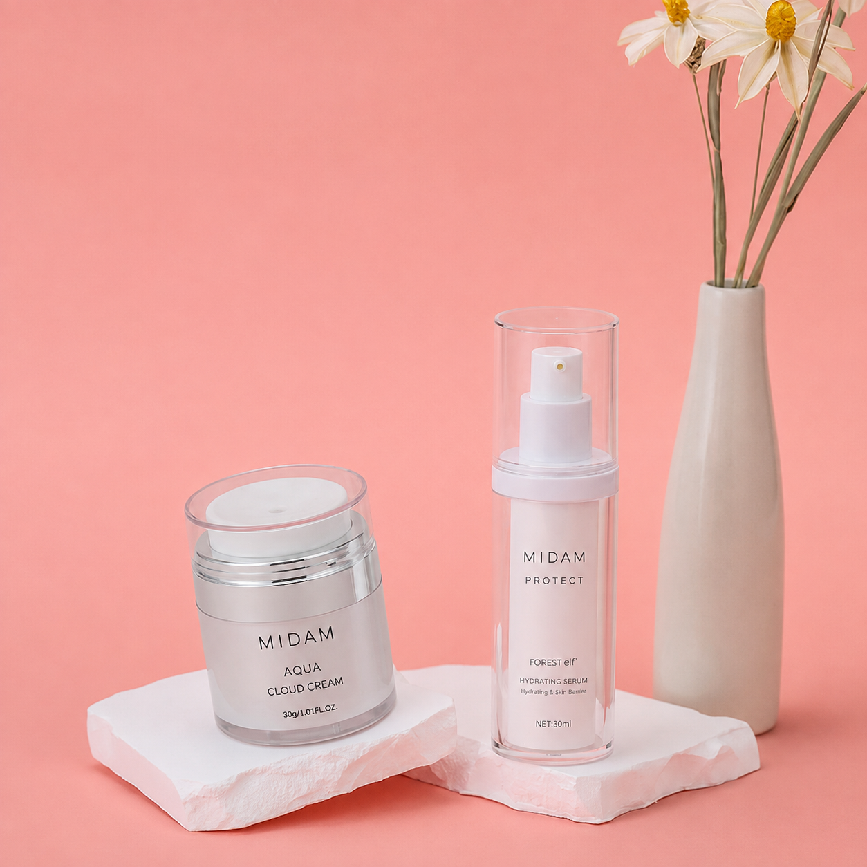 MB-0212 에어리스 크림 용기 세트 15ml / 30ml / 35ml / 55ml