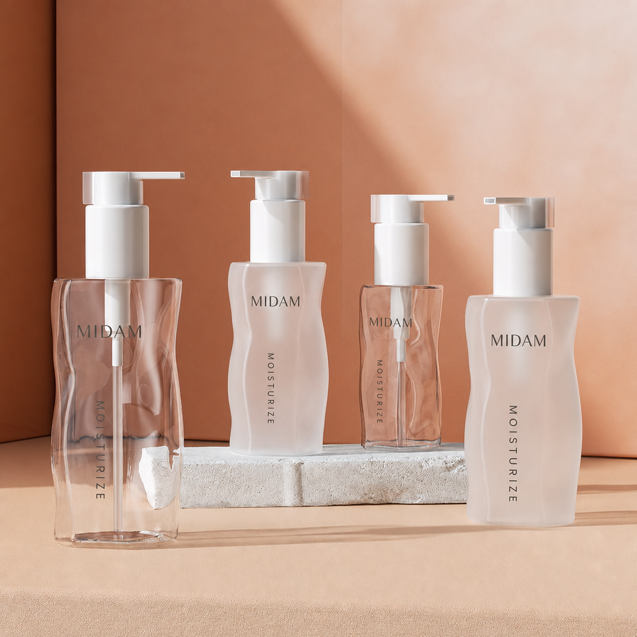 MB-0218 PETG 바디로션 펌프 용기 100ml/150ml/200ml/250ml