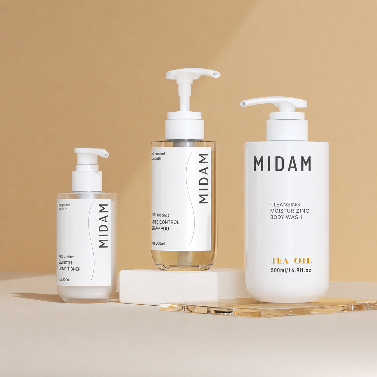 MB-0253 PETG 샴푸·바디워시 펌프 용기 200ml/300ml/500ml
