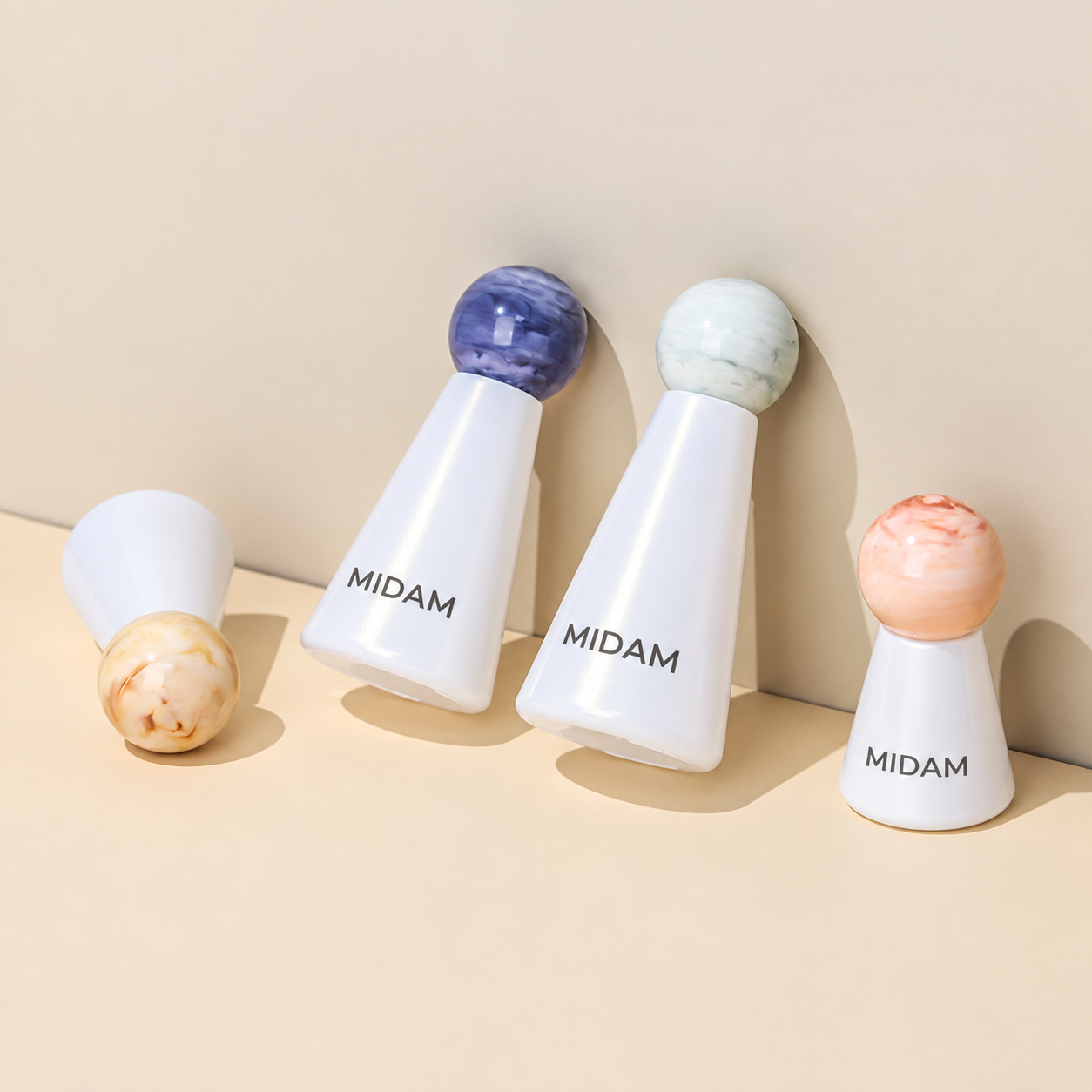 MB-0386 유리 테이퍼드 용기 세트 30ml/50ml/100ml/120ml/50g