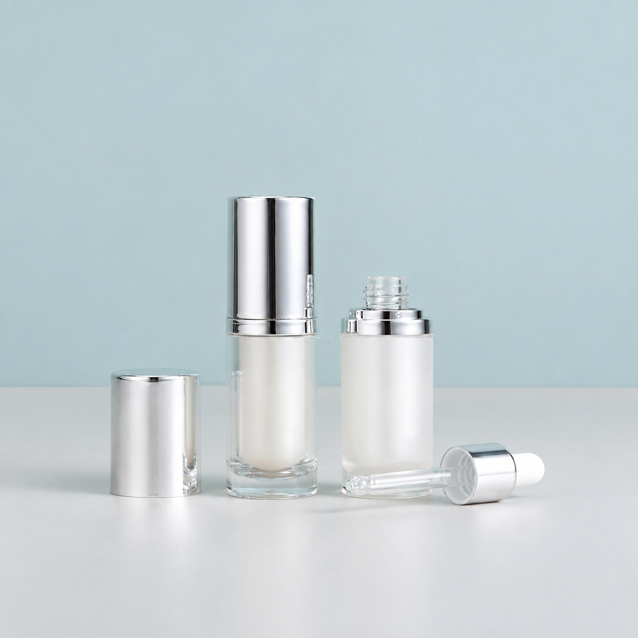 MB-0002 아크릴 이중 도금 스포이드 앰플병 7ml