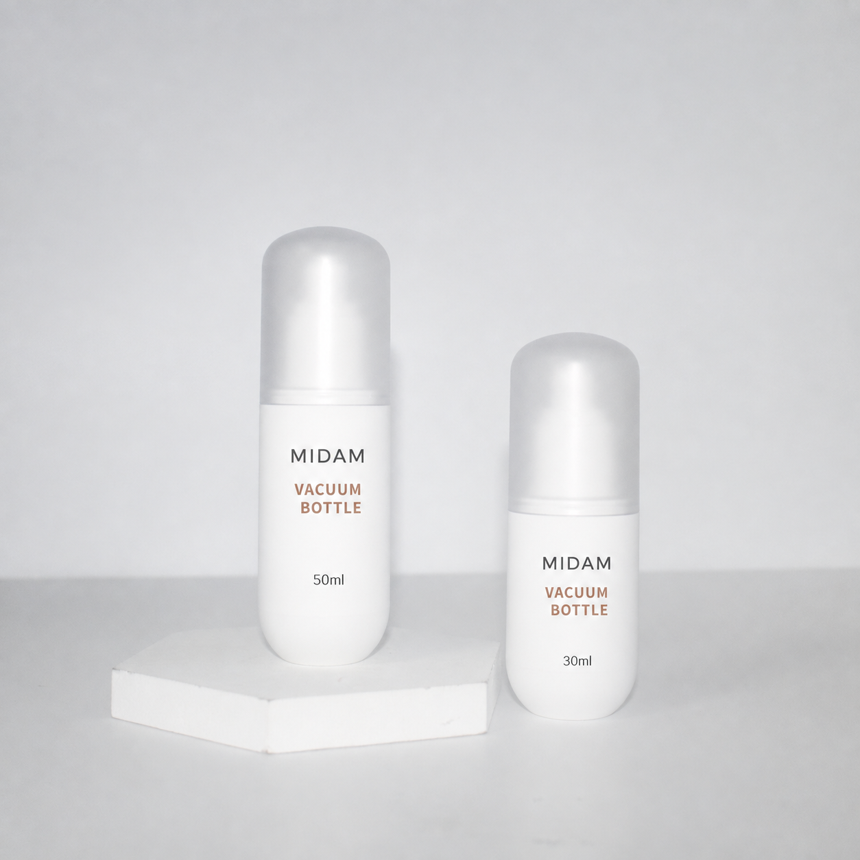 MB-0060 PETG 진공 이중 앰플병 30ml/50ml/100ml