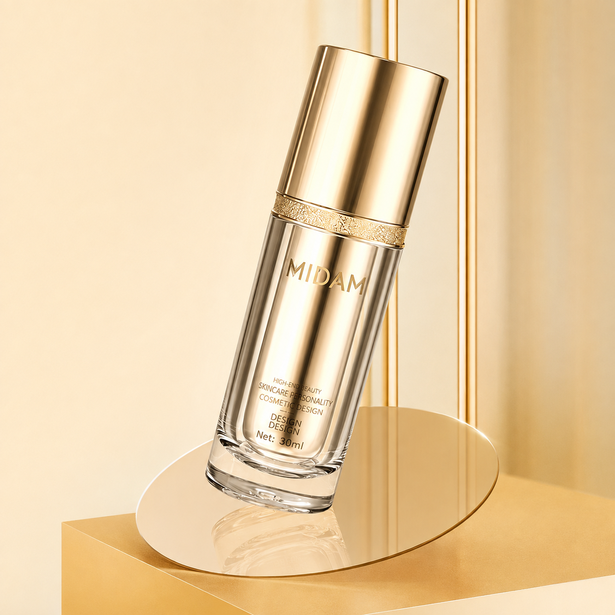 MB-0072 MS/ABS/PE 이중 에센스 앰플병 30ml
