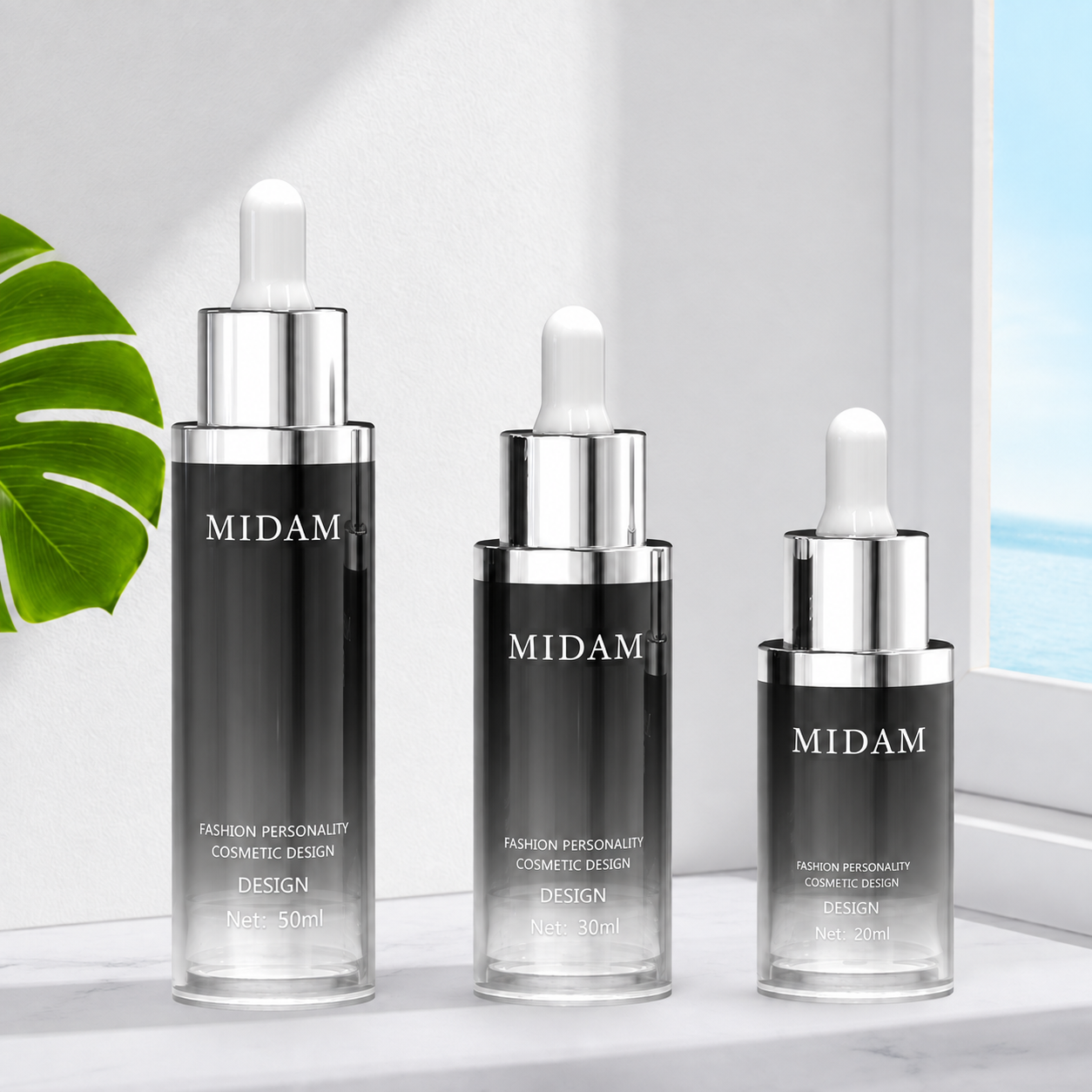 MB-0085 MS/아크릴 투명 스포이드 앰플병 20ml/30ml/50ml