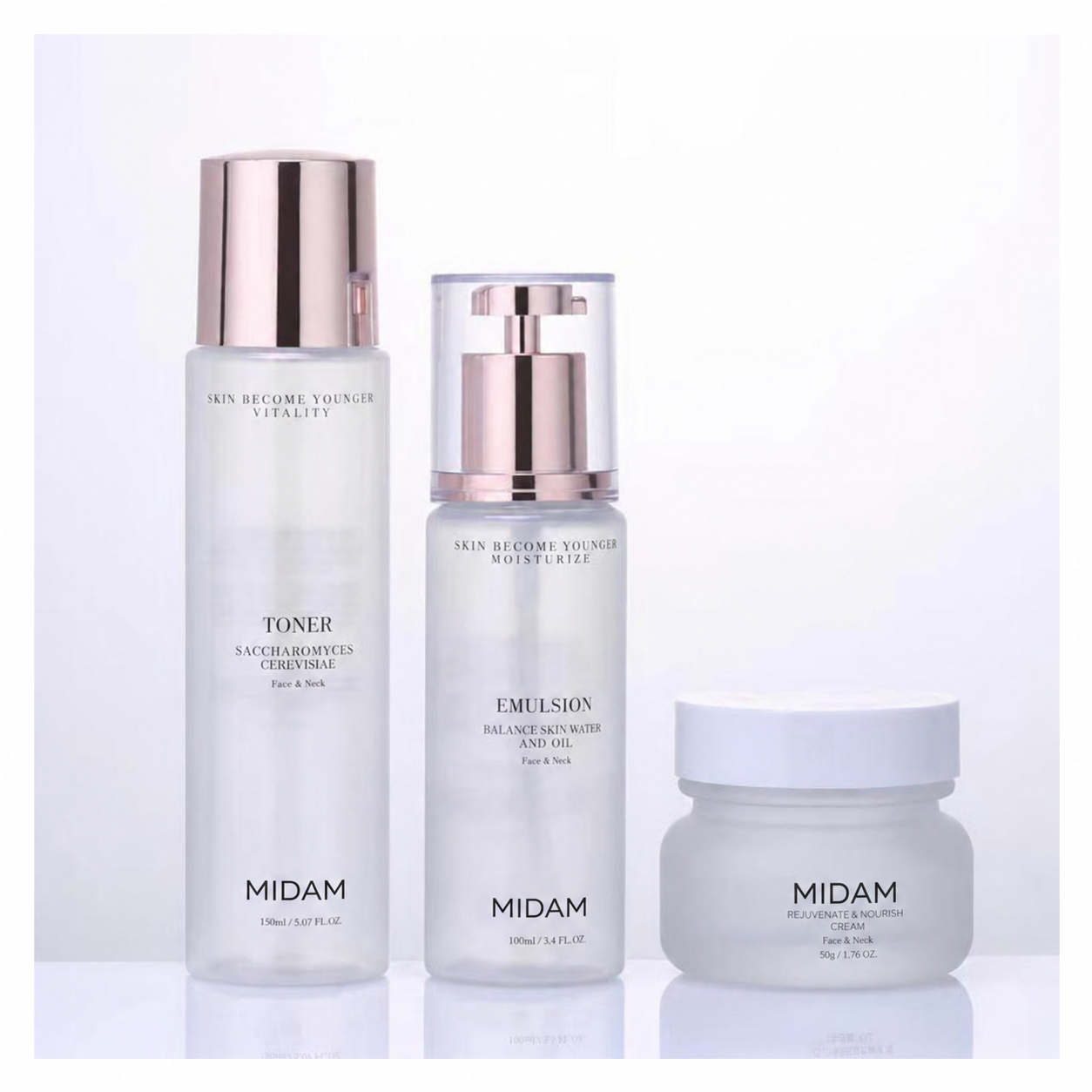 MB-0097 PETG 크림 에센스 앰플병 세트 50g/100ml/150ml