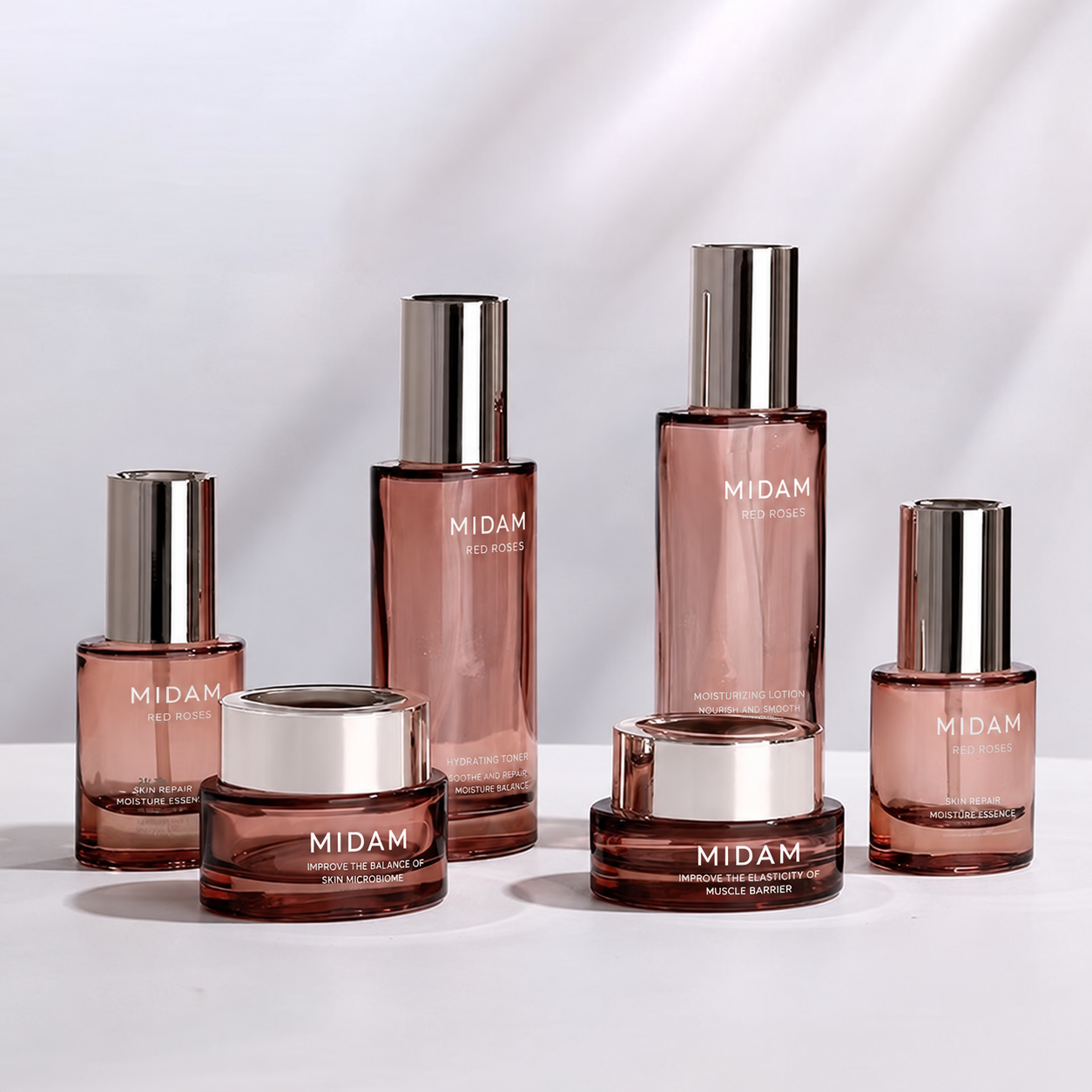 MB-0101 크림 에센스 앰플 미스트 유리병 세트 30g/50g/30ml/50ml/100ml/120ml