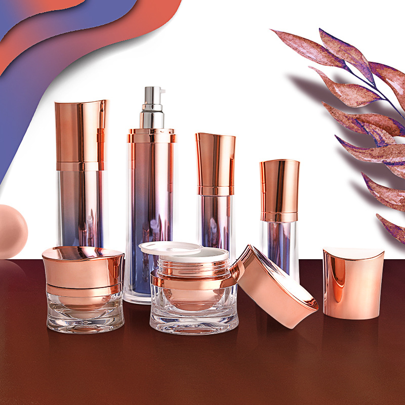 MB-0108 아크릴 도금 크림 에센스 앰플병 세트 30g/50g/15ml/30ml/100ml/120ml