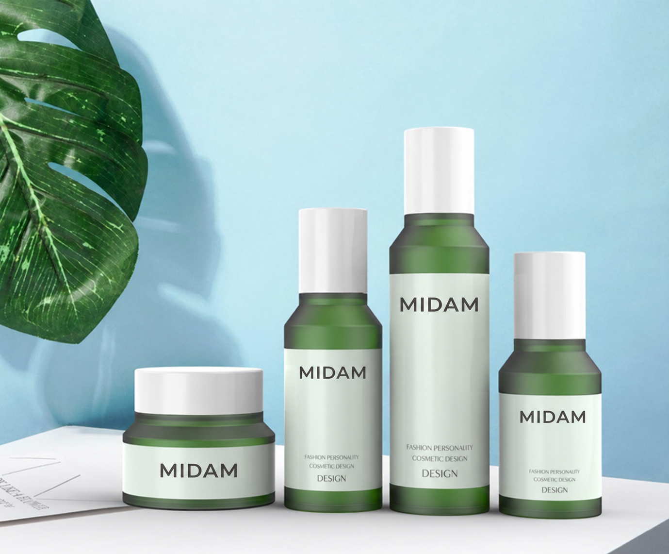 MB-0115 MS/PS/PP/아크릴 크림 에센스 앰플병 세트 50g/30ml/50ml/100ml