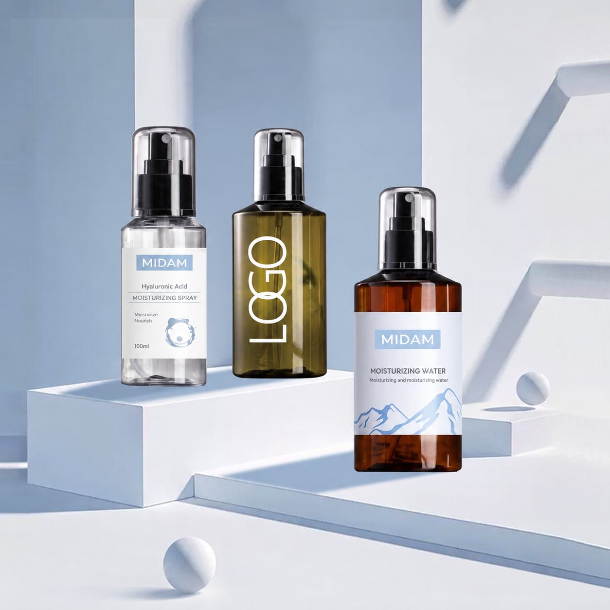 MB-0138 PETG 스프레이 미스트병 100ml/150ml/200ml/280ml