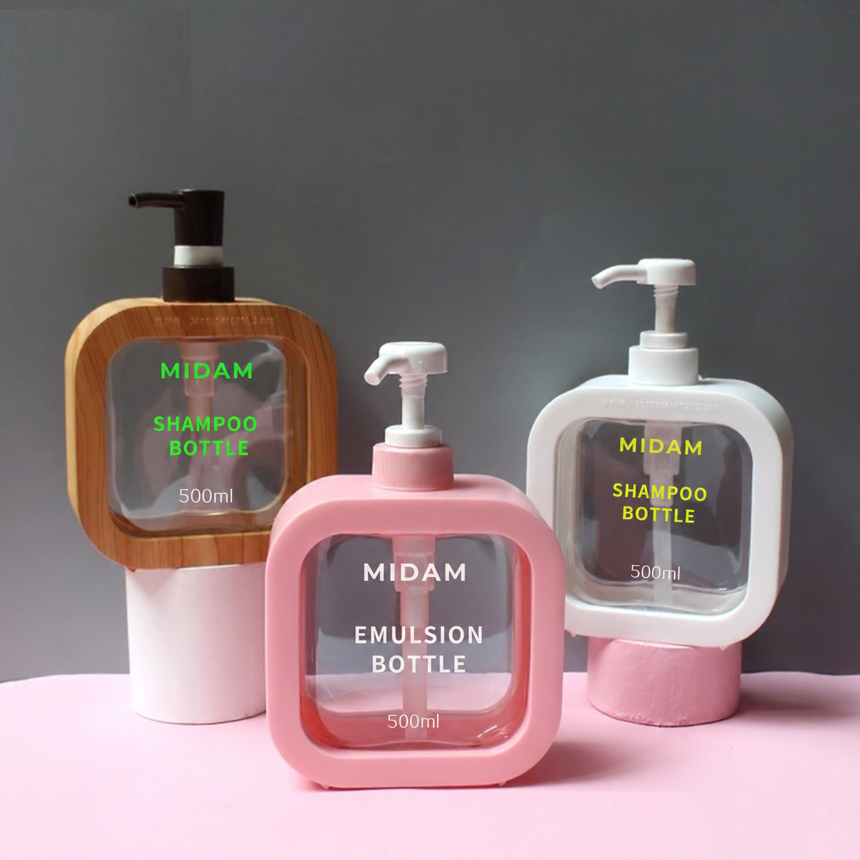 MB-0178 PE 핸드워시 바디워시 샴푸병 500ml