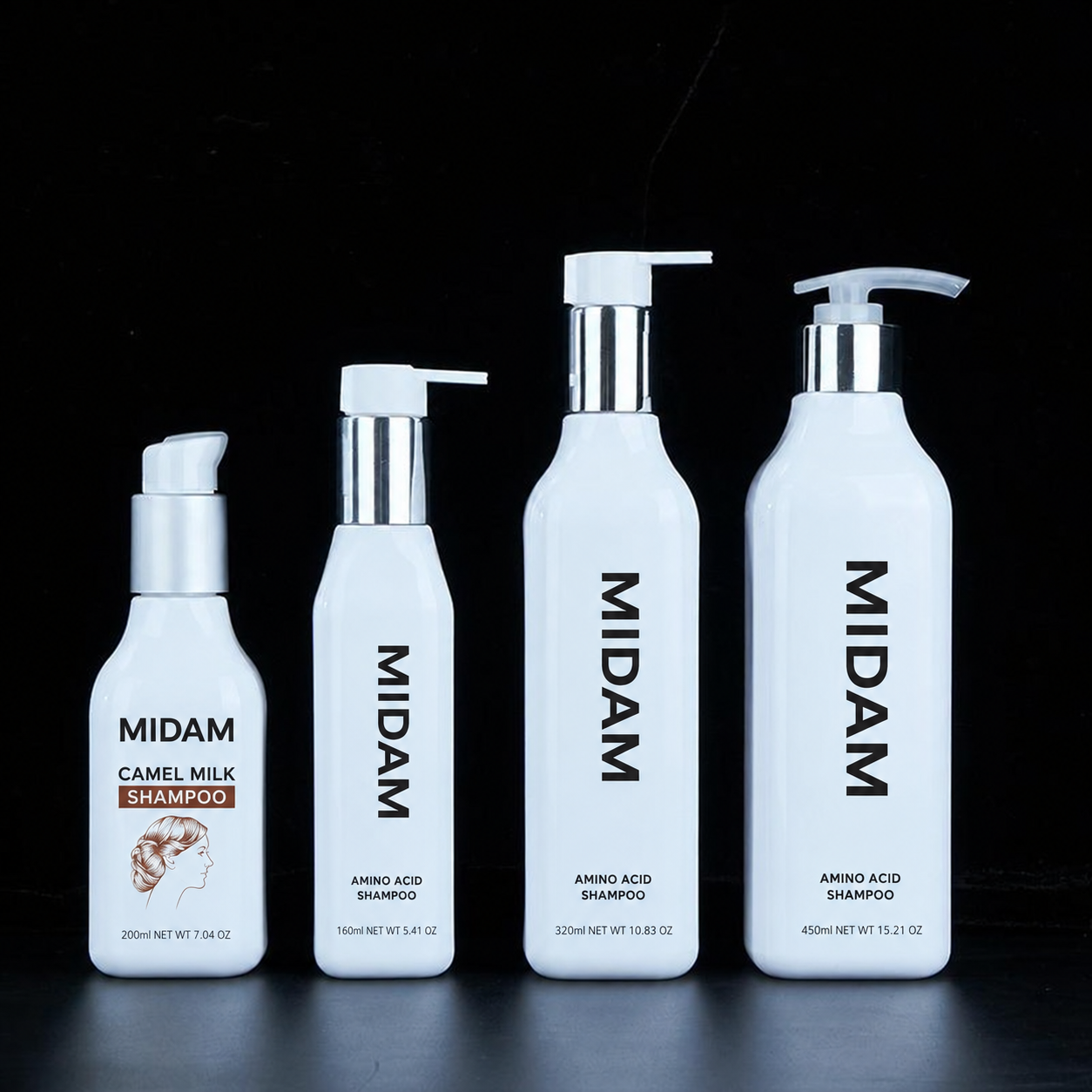 MB-0185 PETG 바디워시 바디크림 샴푸병 세트 160ml/200ml/320ml/450ml