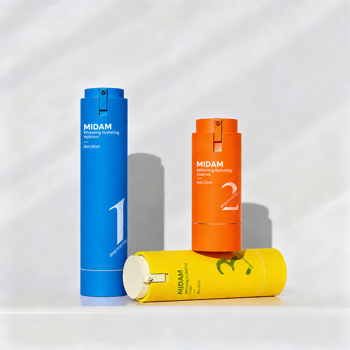 MB-0313 ABS 리필형 회전 에어리스 용기 15ml/30ml/50ml