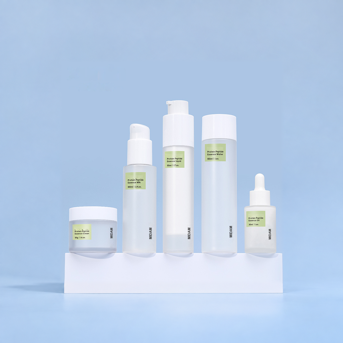 MB-0412 PETG·AS·유리 스킨케어 용기 세트 30ml / 50ml / 100ml / 150ml / 50g