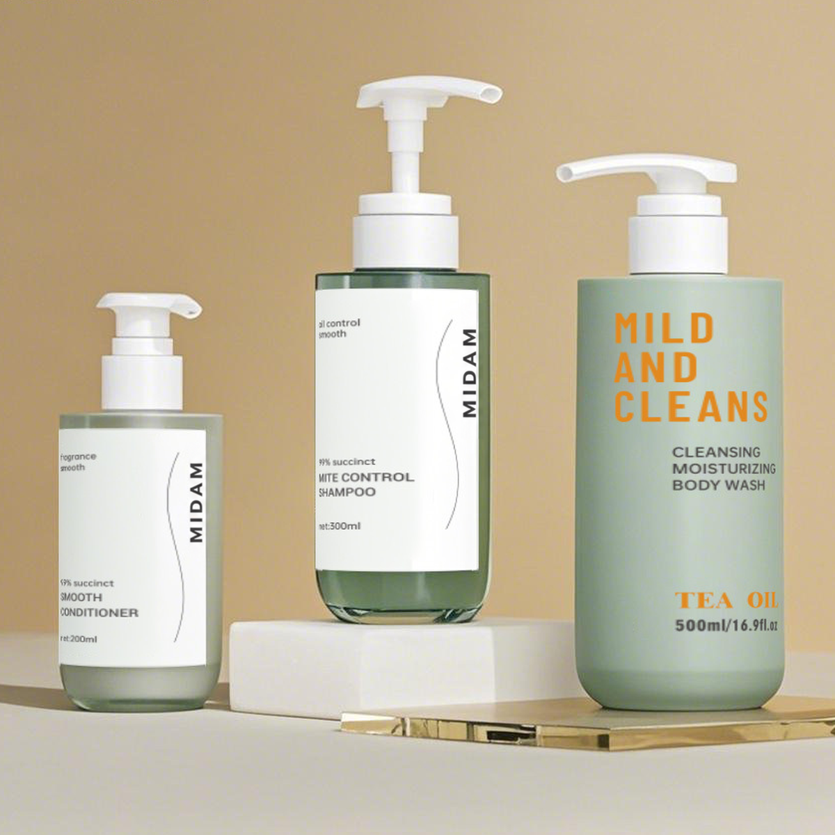 MB-0564 PETG·PP 샴푸·바디워시 펌프 용기 200ml/300ml/500ml