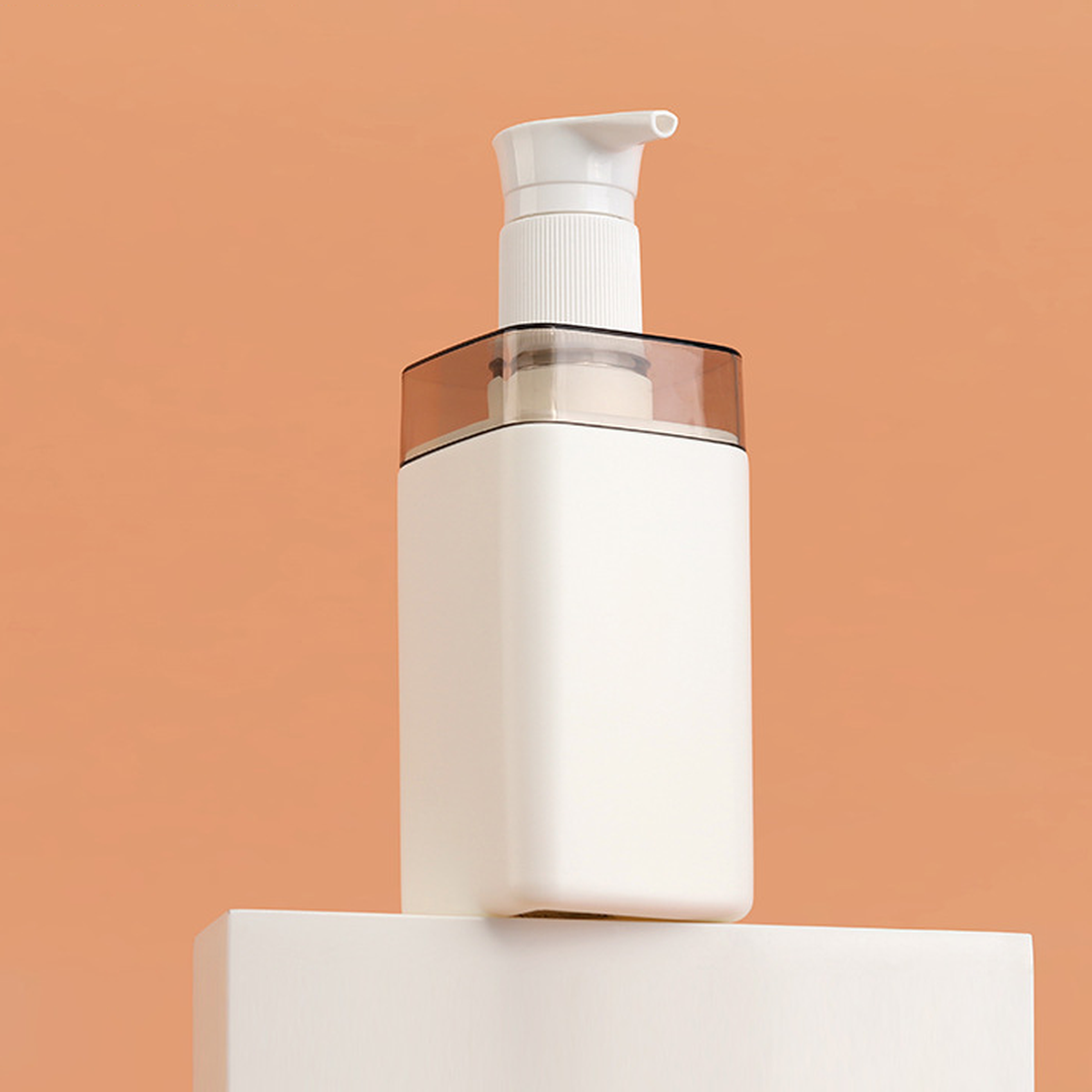 MB-0601 PE 사각 펌프 샴푸·바디워시 용기 500ml