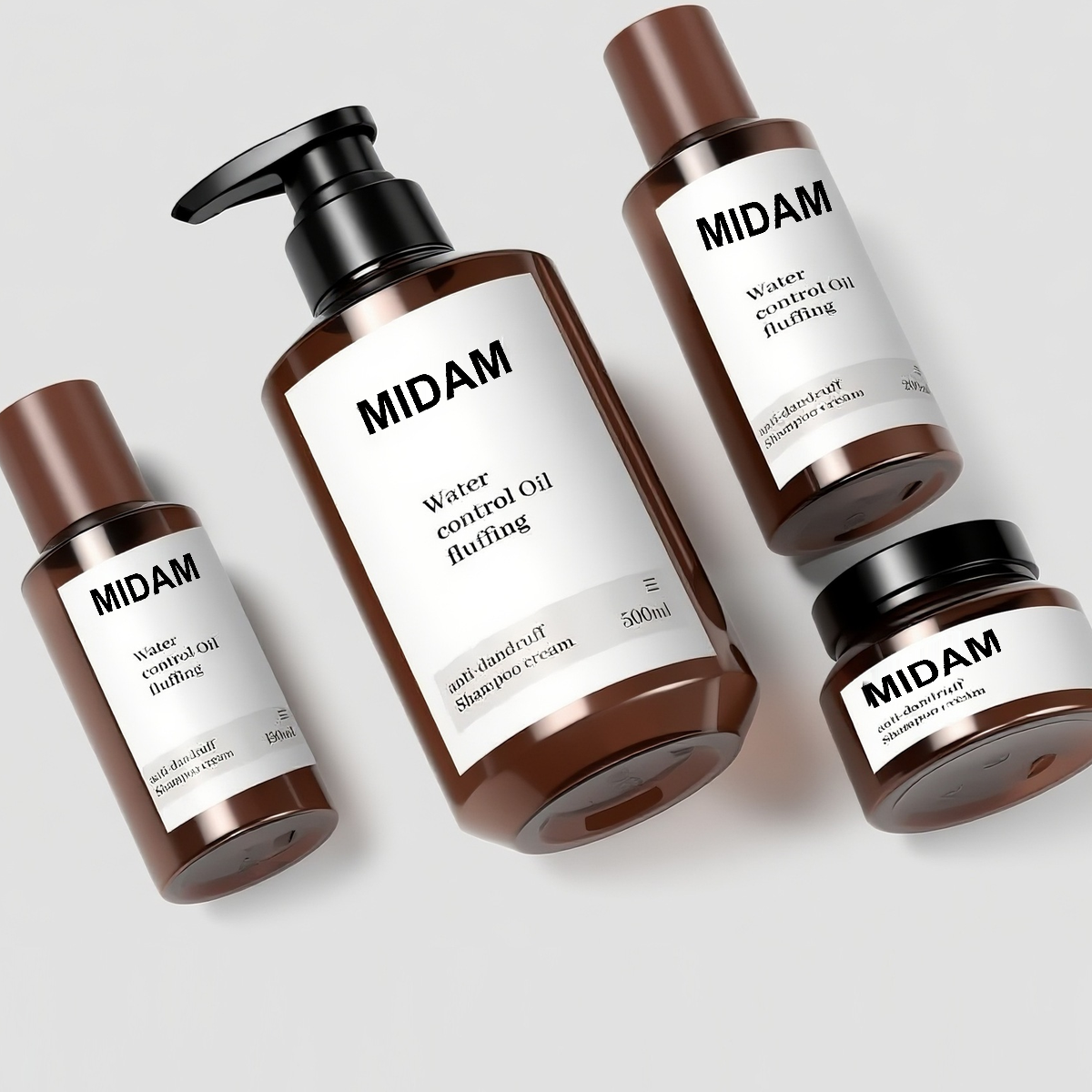MB-0607 PETG 스킨케어 용기 세트 80g/100ml/150ml/200ml/280ml/500ml