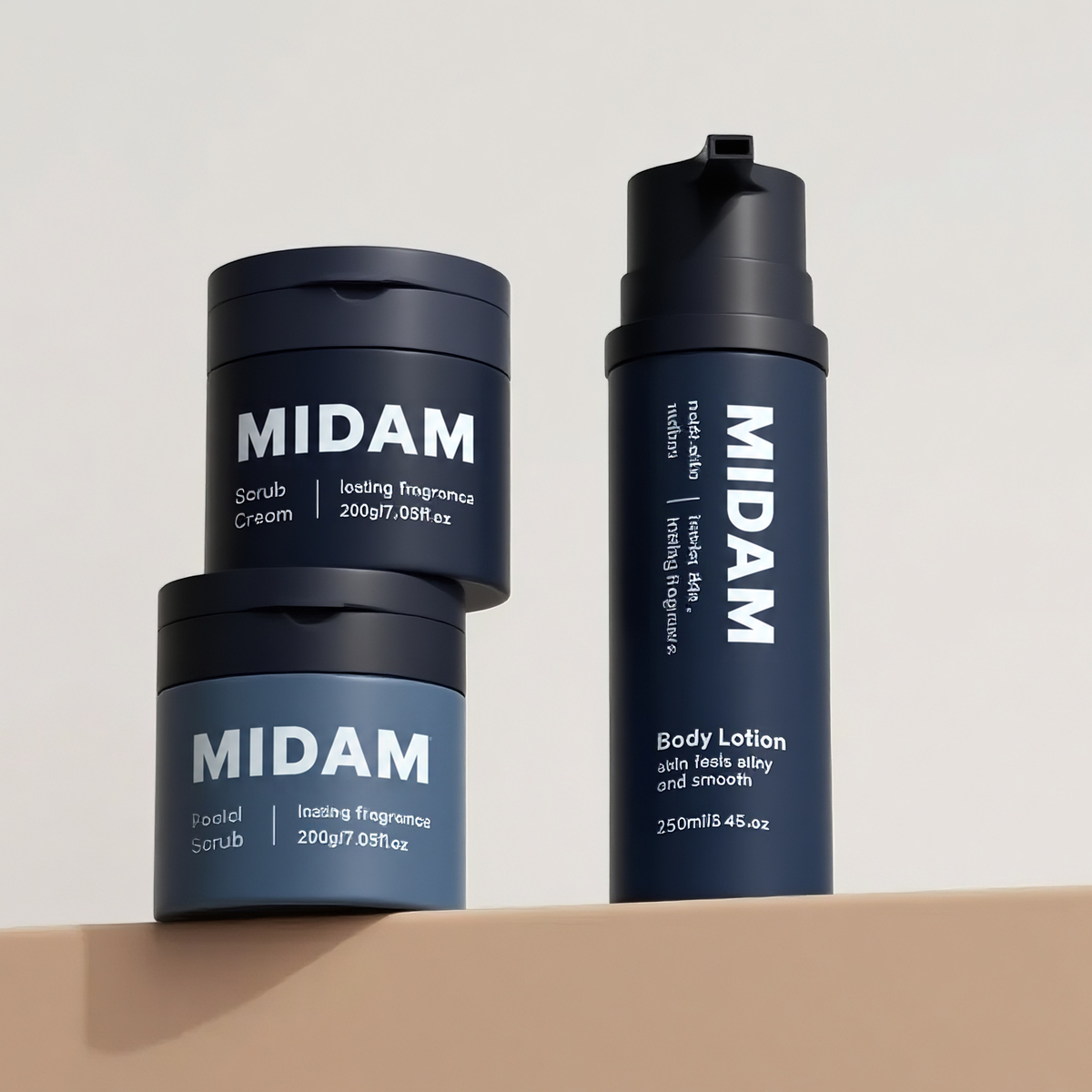 MB-0611 PP 진공 펌프·헤어 마스크 용기 세트 100g/150g/200g/250ml