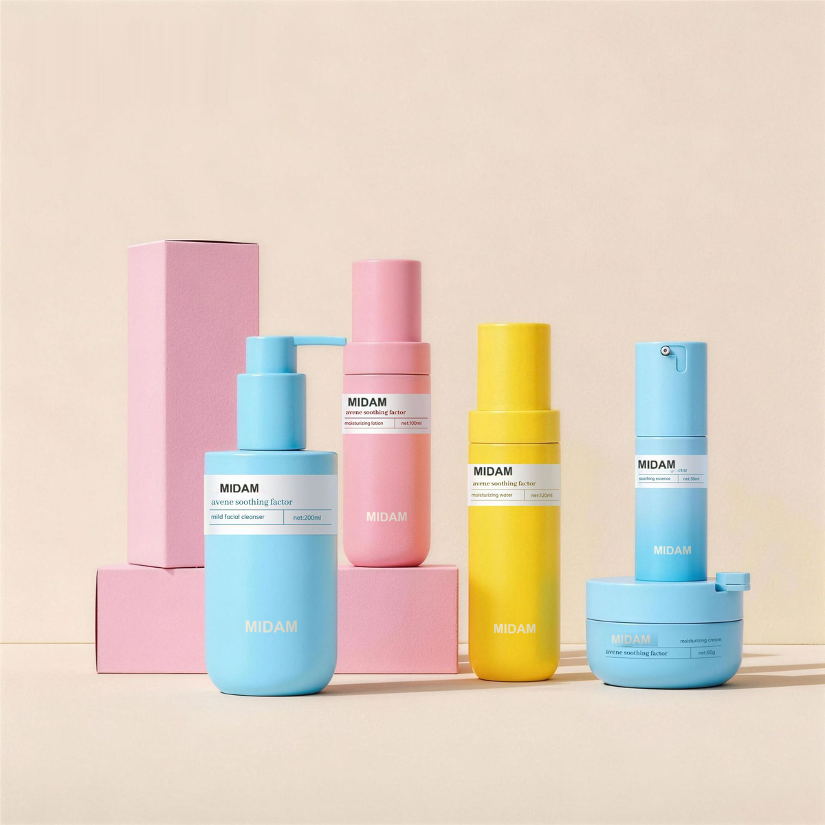 MB-0643 스킨케어 용기 세트 30ml/100ml/120ml/200ml·50g