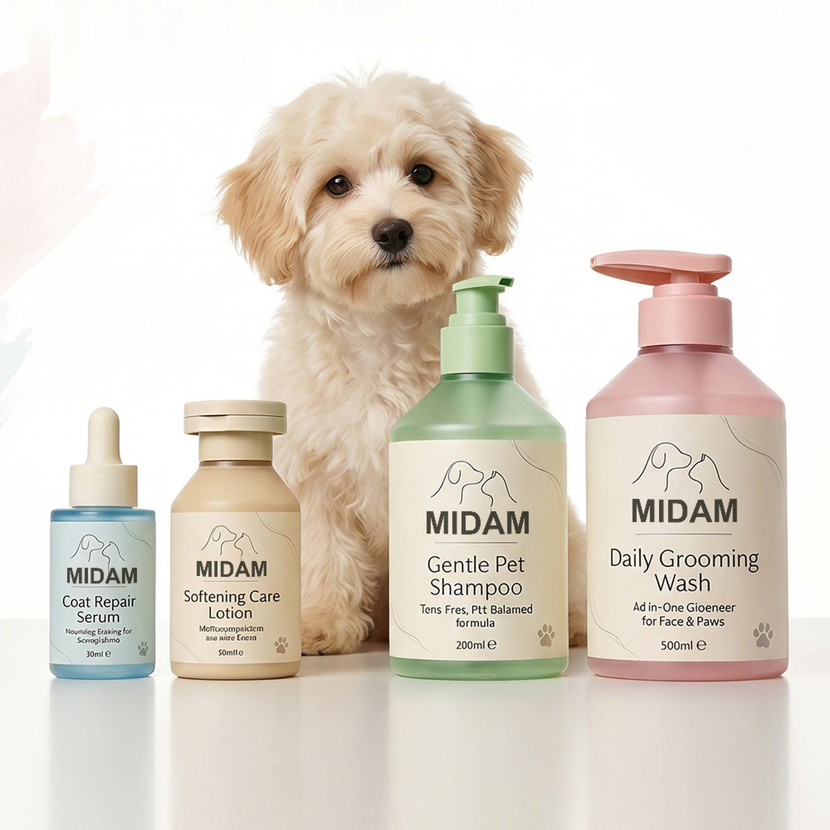 MB-0648 반려동물 케어 용기 세트 50ml / 100ml / 300ml / 400ml