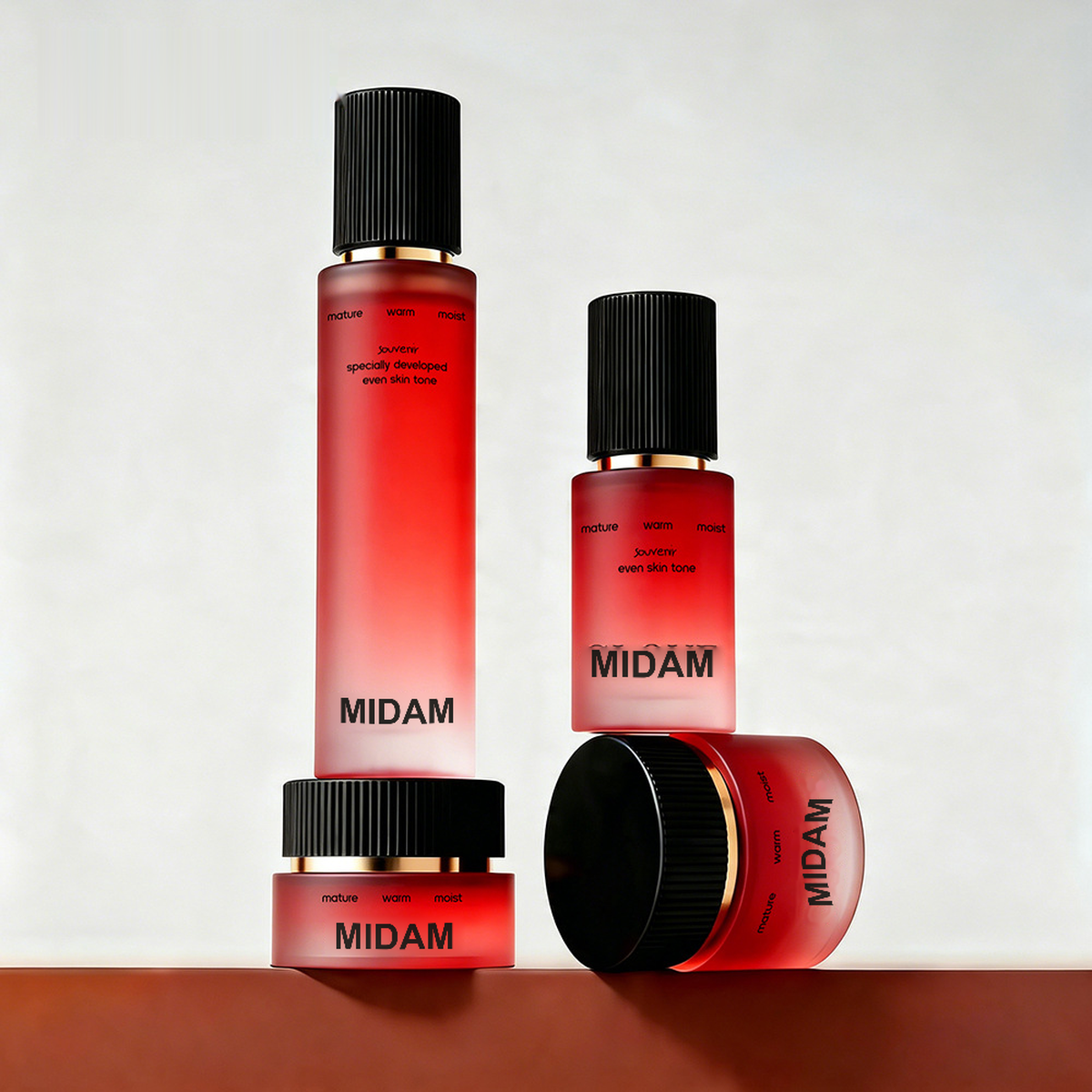 MB-0649 유리 스킨케어 용기 세트 20ml / 30ml / 50ml / 100ml / 120ml / 50g