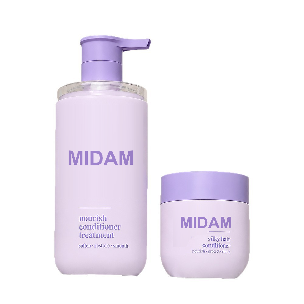 MB-0664 PP 헤어 케어 용기 세트 500ml/200g