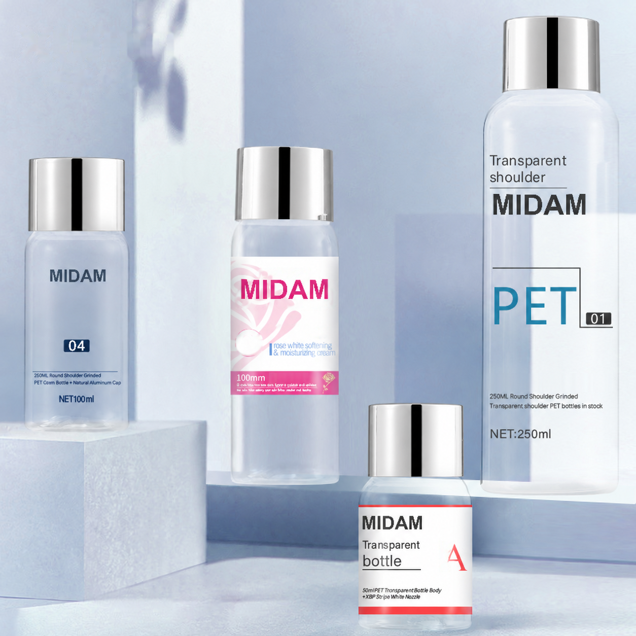 MB-0687 PET 토너 용기 50ml/75ml/100ml/250ml