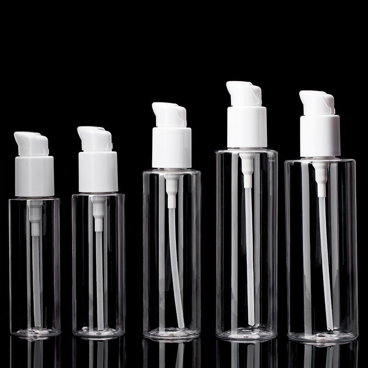 MB-0698 투명 PET 로션 펌프 용기 100ml / 120ml / 150ml / 200ml / 250ml
